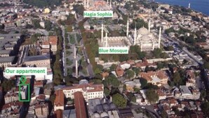 Property map - Cozy apartment in Old City Center up to 4 people with a Large Terrace (İstanbul)