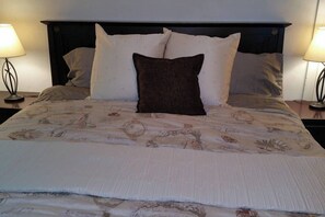2 bedrooms, iron/ironing board, travel crib, WiFi
