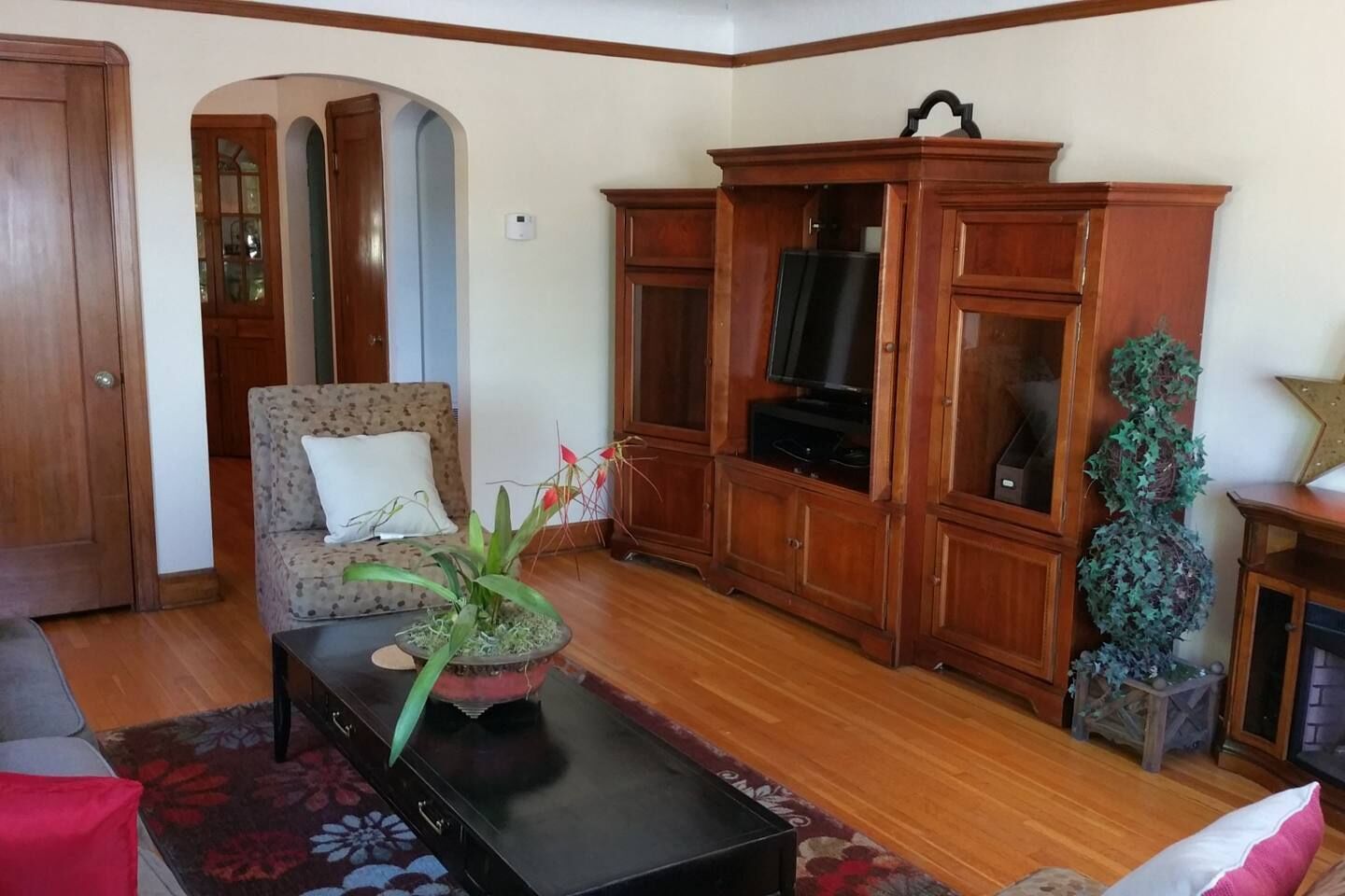 TV, fireplace, stereo, offices