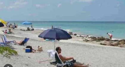 4 bedrooms sleep 8 private heated pool on golf course 4 mil to the beach