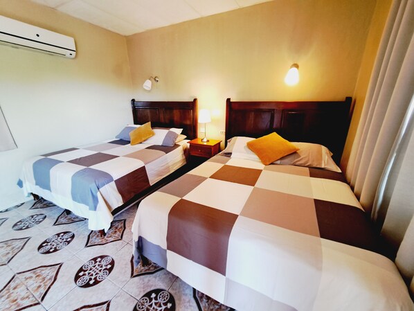 Deluxe Cabin, Multiple Beds, Ensuite, Pool View | Premium bedding, down comforters, pillowtop beds, minibar