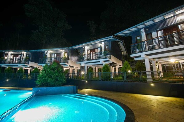 Deluxe Cottage | Living area | 42-cm LCD TV with cable channels - B'camp Resorts & Homestays (Vythiri)