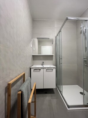 Towels, soap, toilet paper