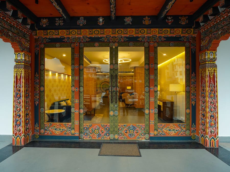 Façade de l’hébergement