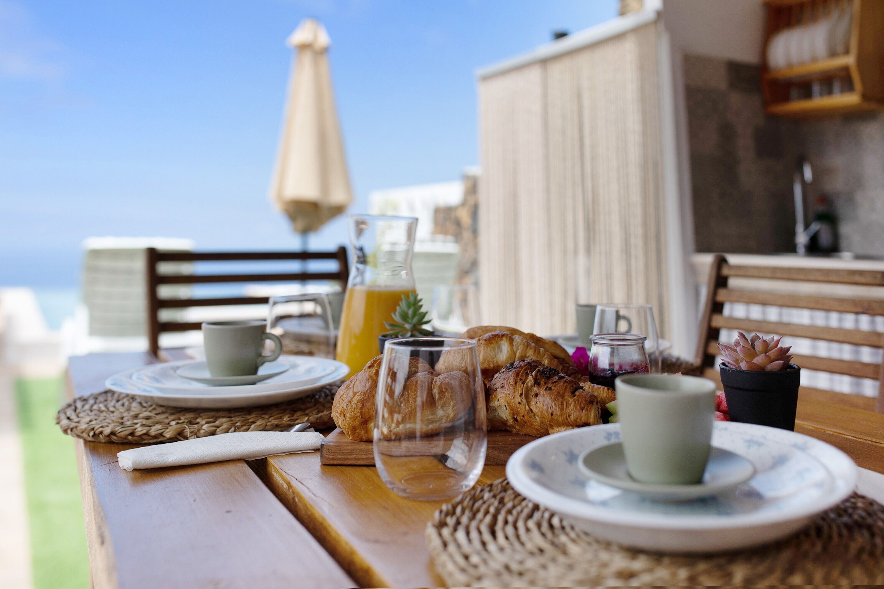 Udendørs spisemuligheder