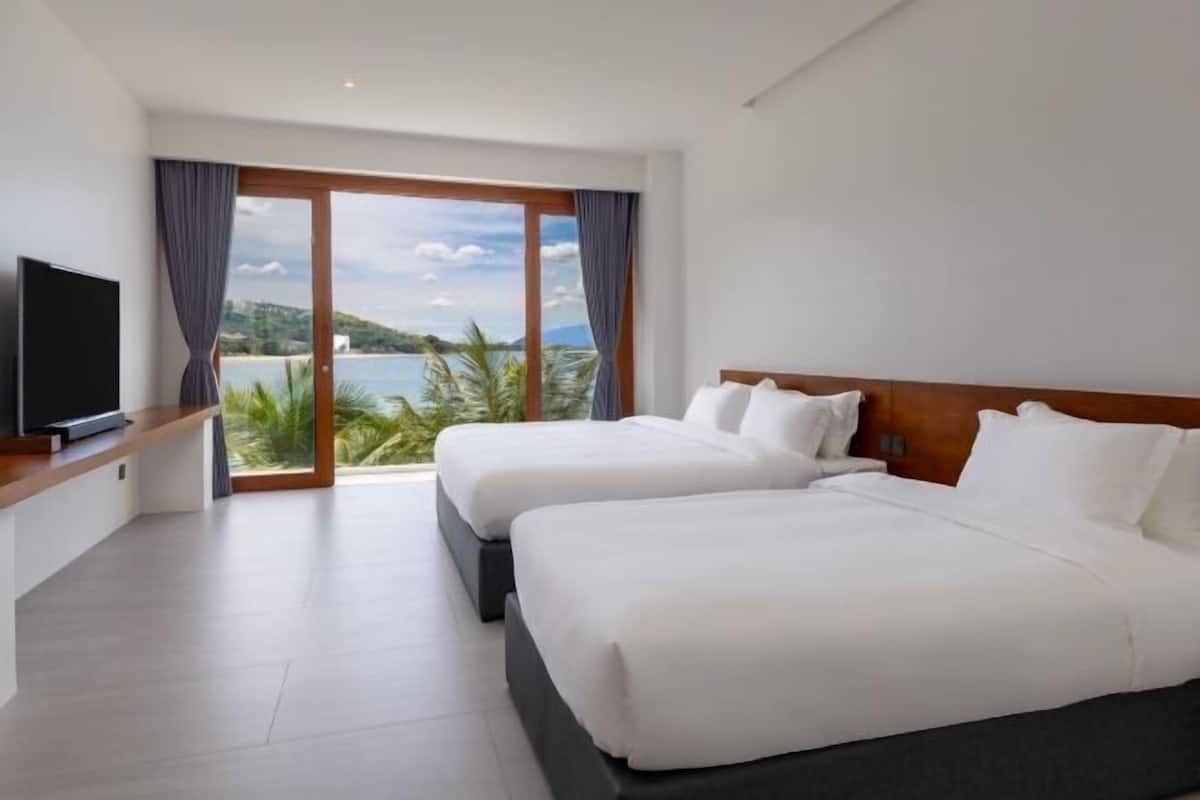 1 habitación, artículos del minibar gratis y cortinas blackout