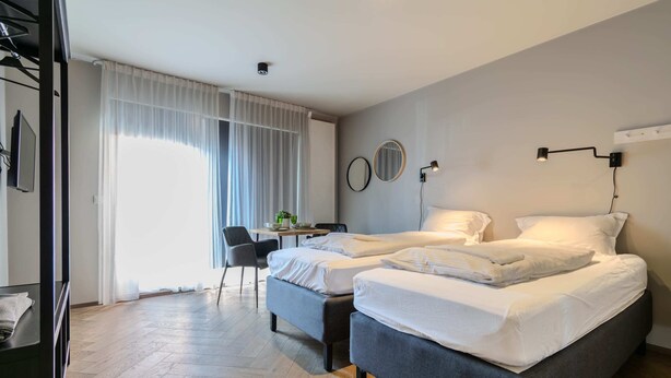 1 室のベッドルーム、WiFi、ベッドシーツ
