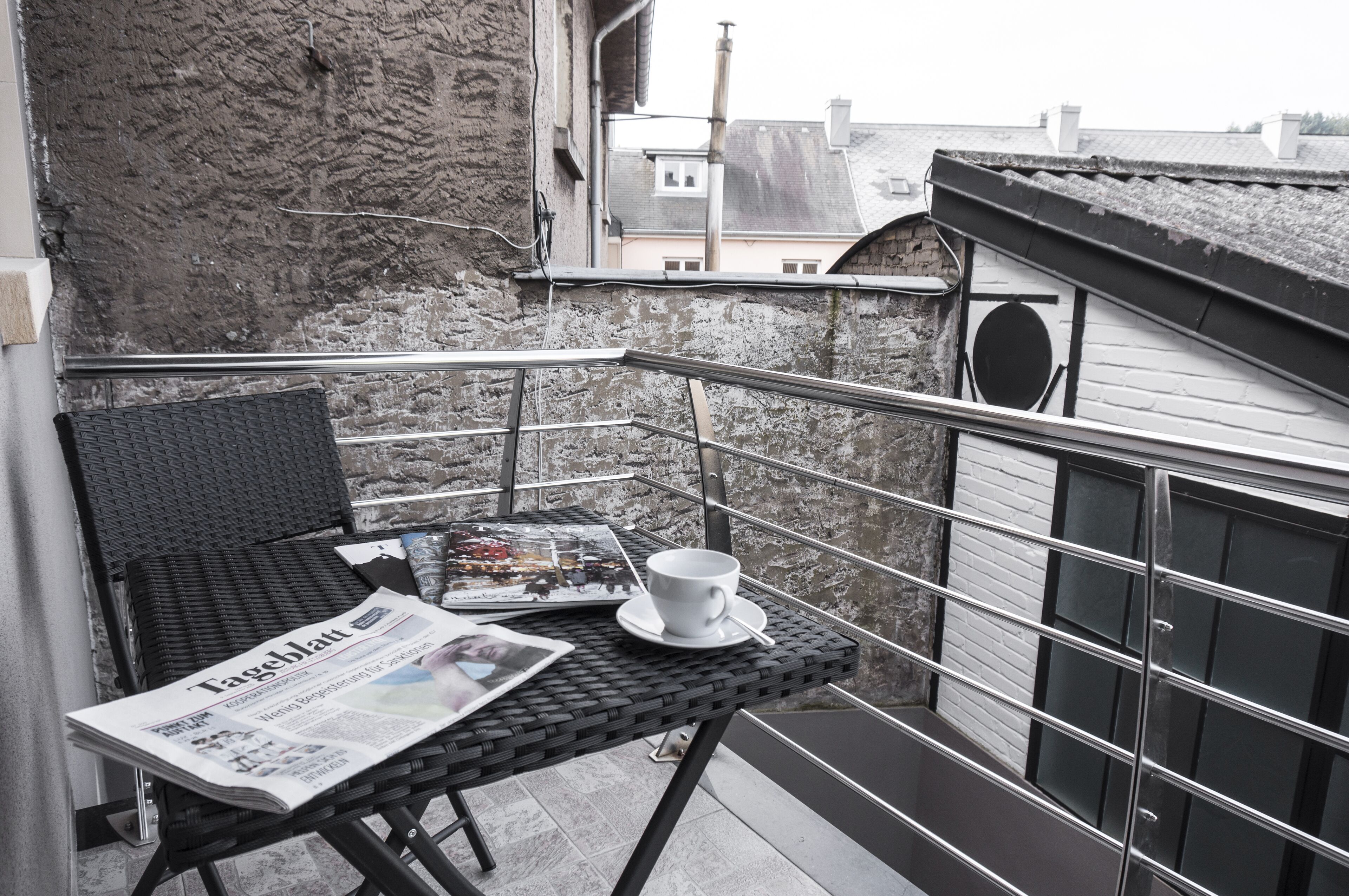 Deluxe-lejlighed - terrasse | Byudsigt