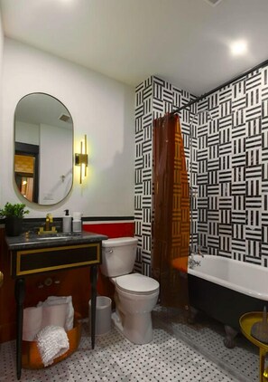 Hair dryer, towels