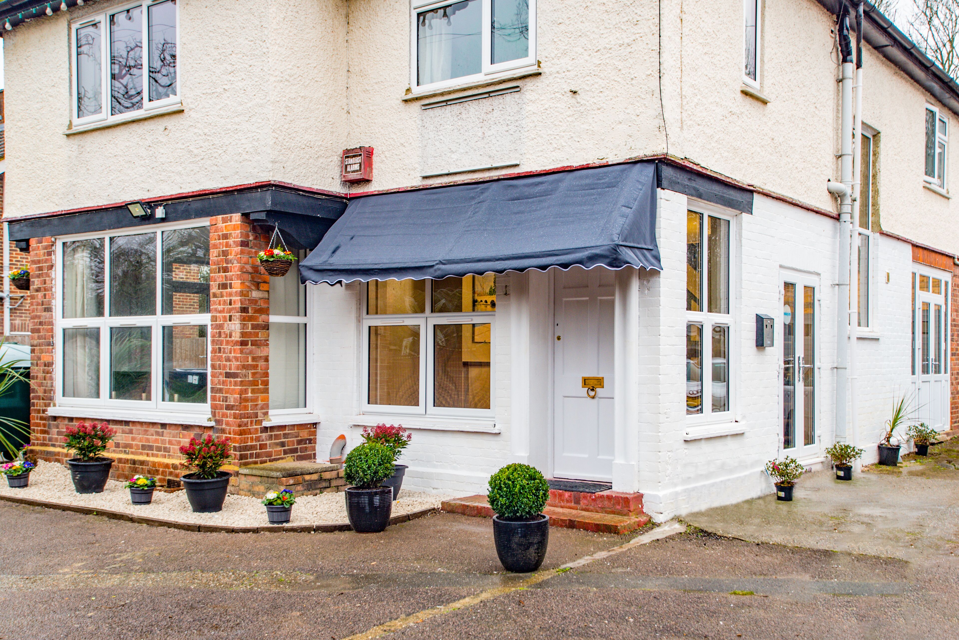 Overnatningsstedets facade