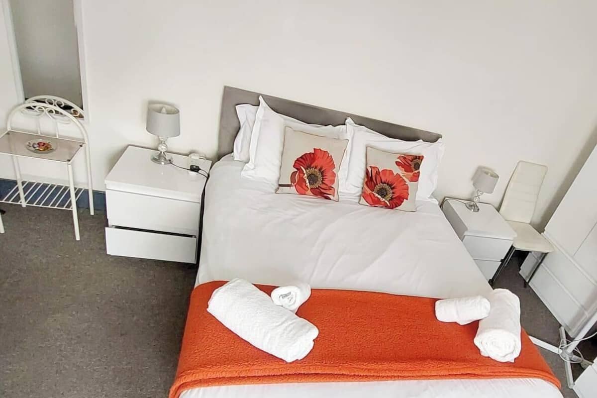 Desk, iron/ironing board, free WiFi, bed sheets