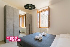 2 makuuhuonetta, ilmainen Wi-Fi, vuodevaatteet