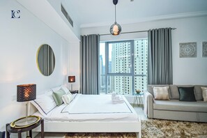 Standard Studio, Marina View, Beachfront | Laptop workspace, free WiFi
