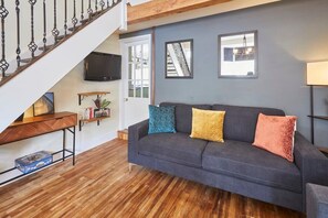 TV, DVD player, offices