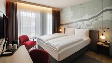 Premium bedding, minibar, in-room safe, desk