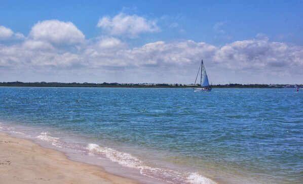 Accommodatie ligt op het strand