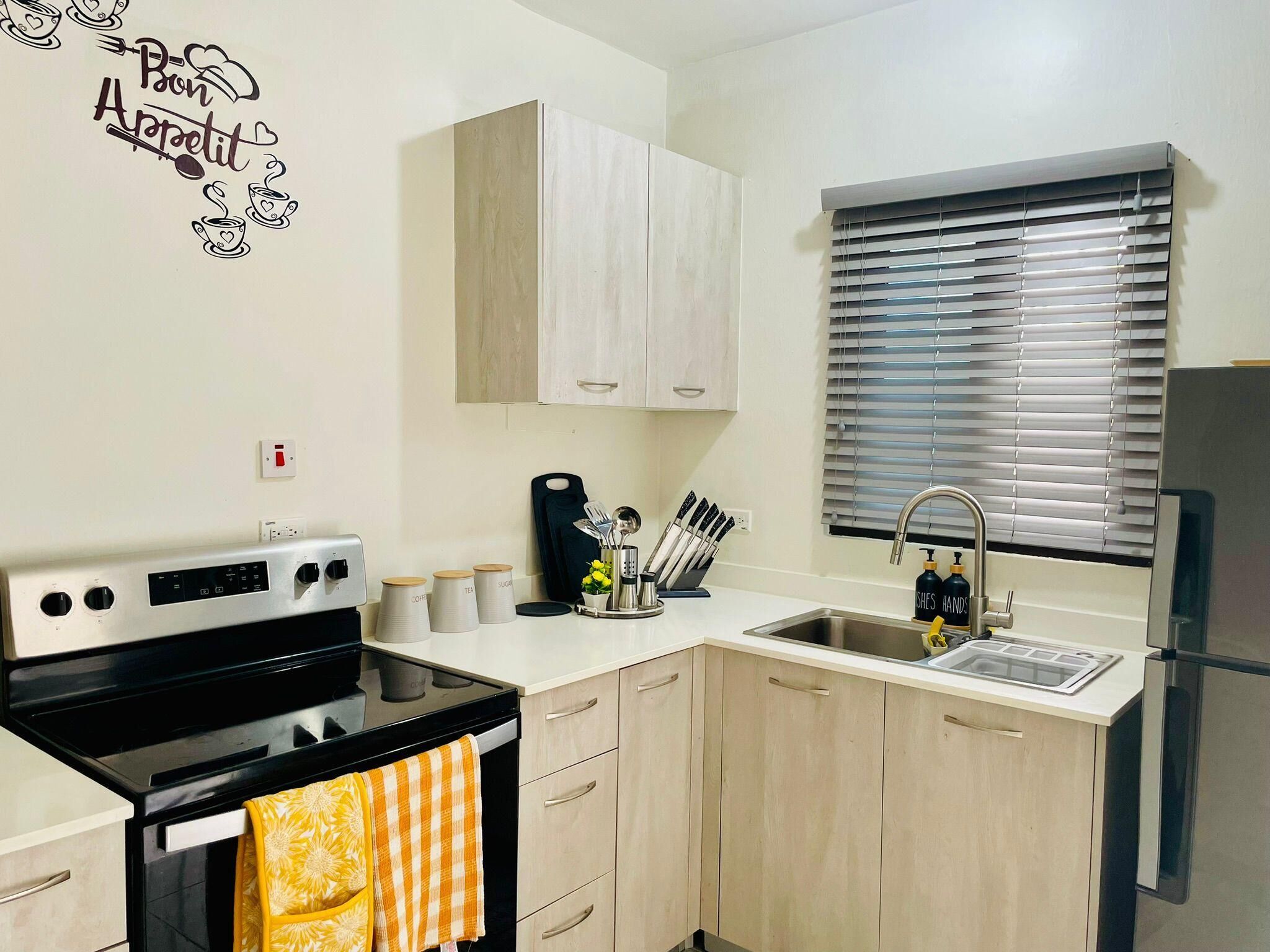 House | Private kitchen | Fridge, microwave, oven, stovetop