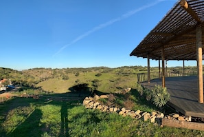 House, 2 Queen Beds | Property grounds - Private 3 Rooms House at Mamaadama Alpaca Farm (Grandola)