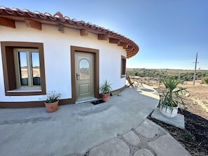 House, 2 Queen Beds | Terrace/patio - Private 3 Rooms House at Mamaadama Alpaca Farm (Grandola)