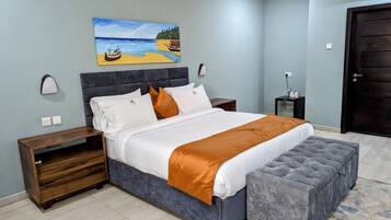 Chambre Deluxe | 1 chambre, décoration personnalisée, ameublement personnalisé, bureau