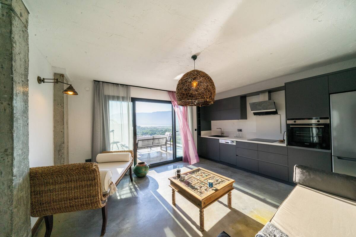 Luxury Suite | Ruang tamu | TV Pintar, Netflix, Hulu, lantai dipanaskan