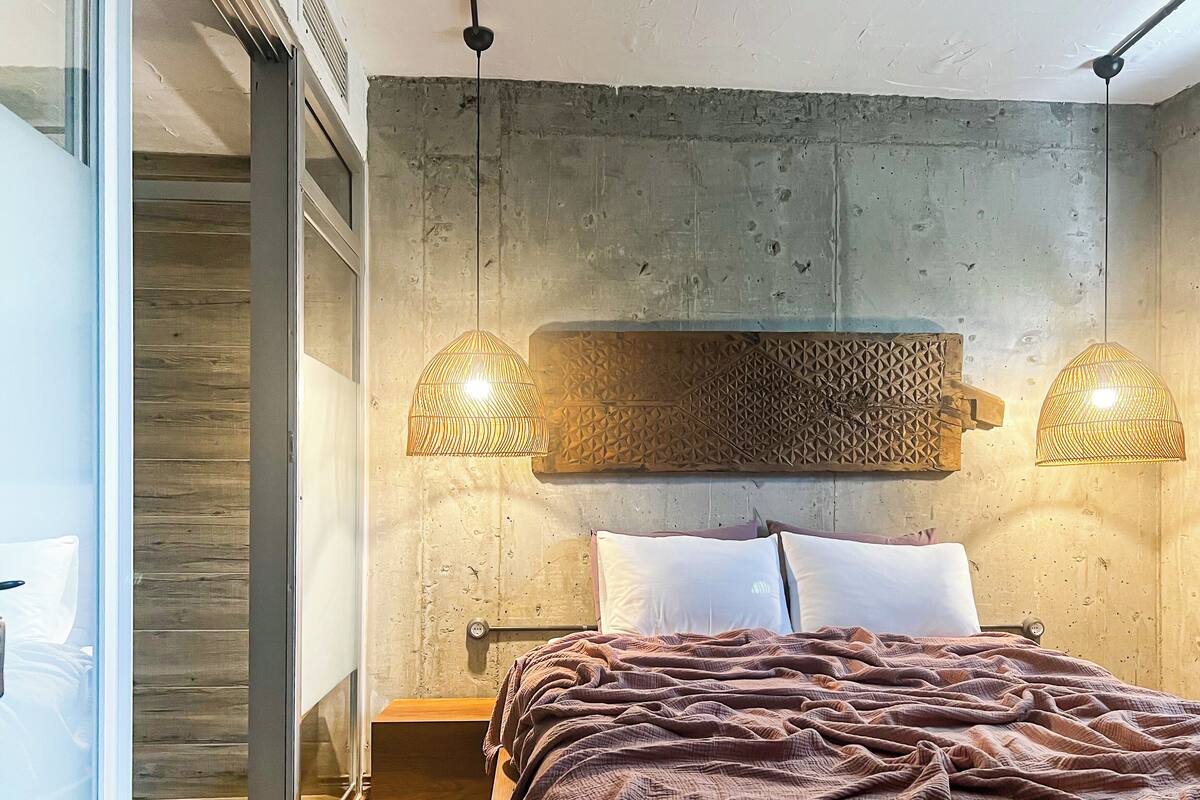 Honeymoon Suite | Peralatan tempat tidur premium, gebar bulu kapas
