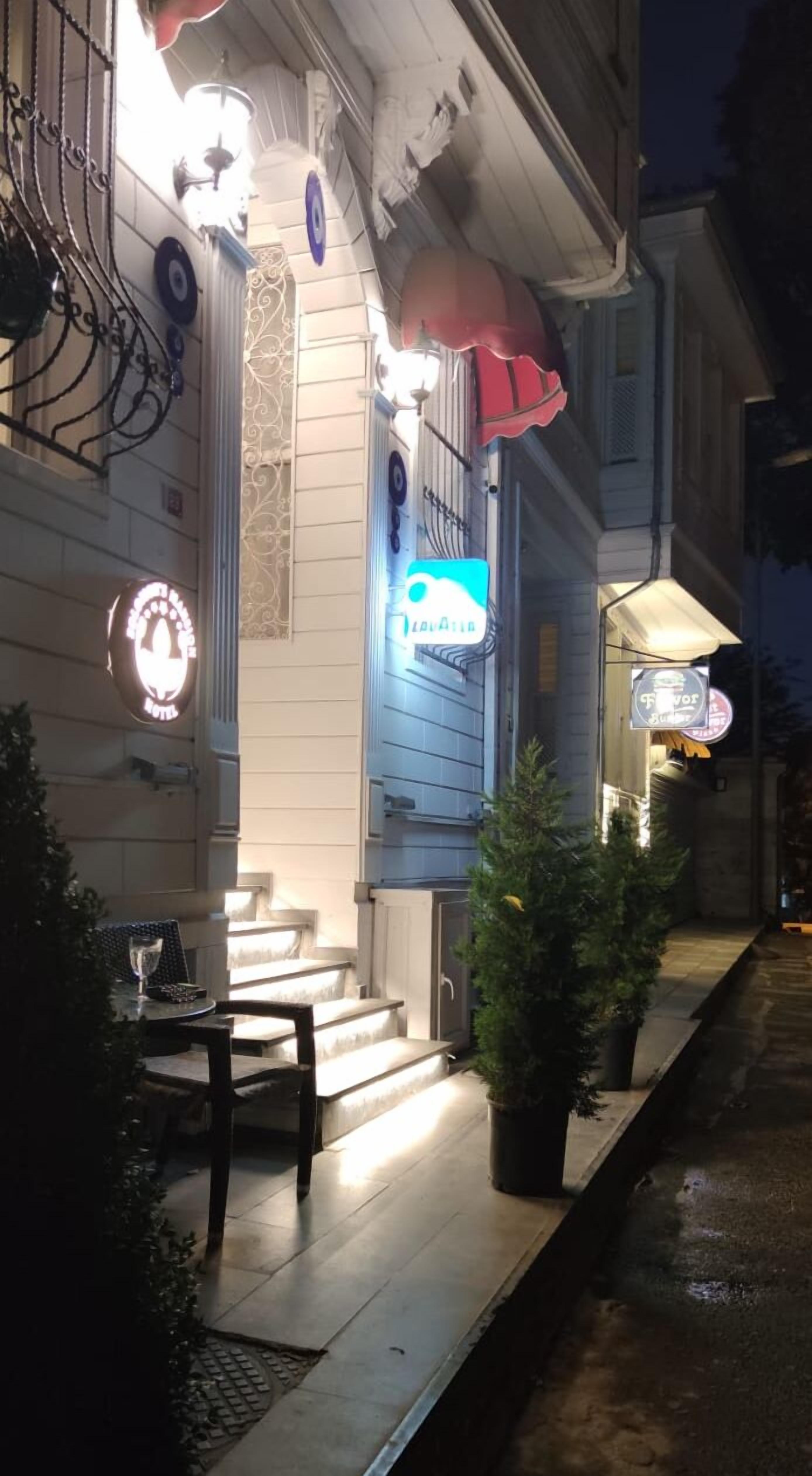 Majoituspaikan julkisivu