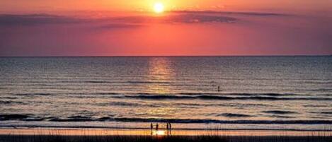 Aan het strand
