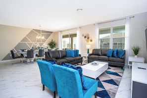 7 bedrooms, desk, soundproofing, Internet - Marvelous 7Bd Gameroom Pool Championsgate 1201 (Davenport)