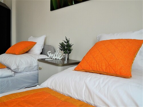 We are waiting for our guests in a quiet place near a popular thermal bath