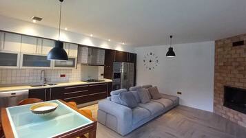 TV connectée, cheminée