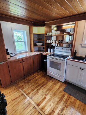 Køleskab, mikrobølgeovn, ovn, kogeplade