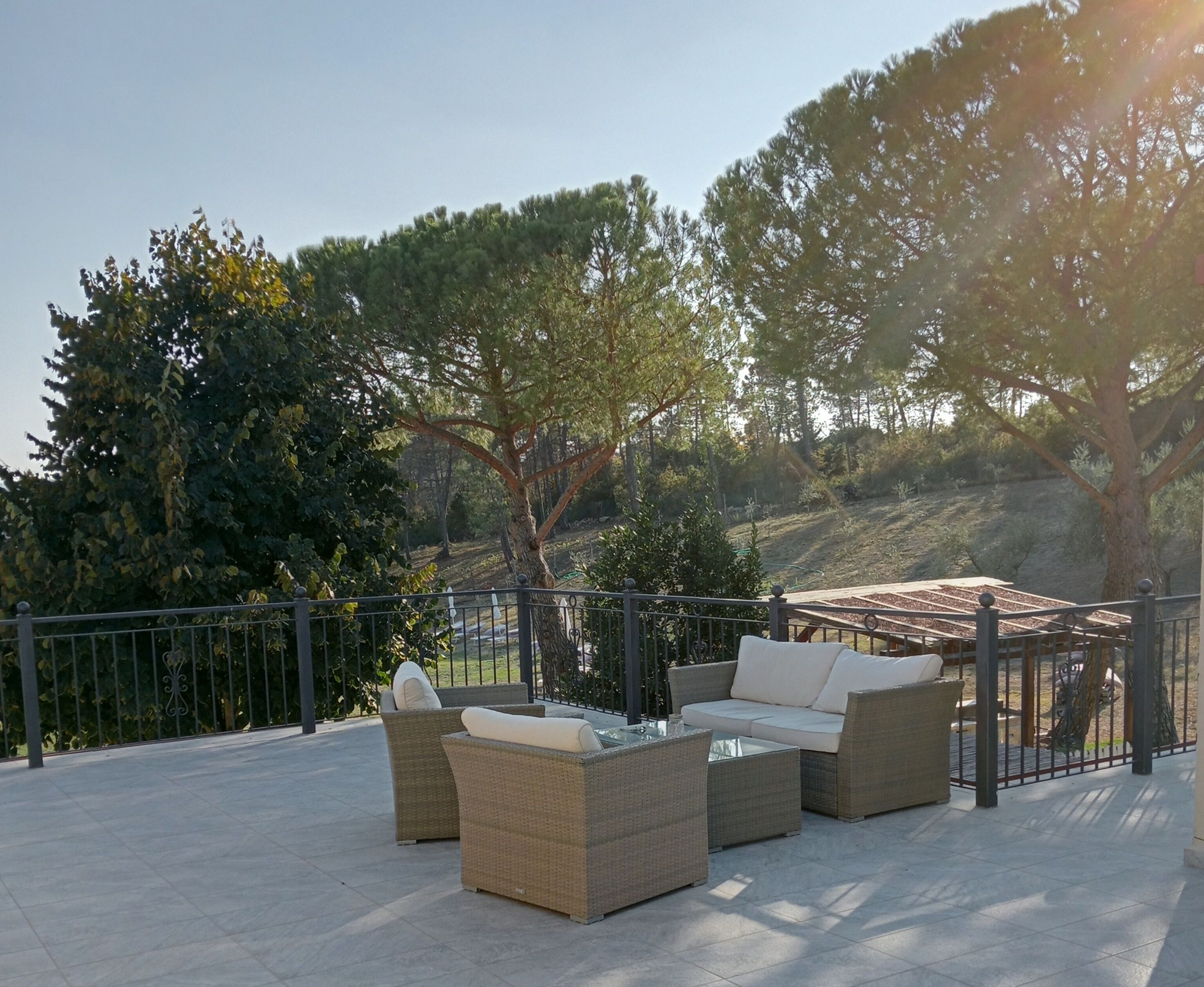 Exclusive-Studiosuite, 1 Schlafzimmer, Whirlpool, Gartenblick | Ausblick vom Zimmer