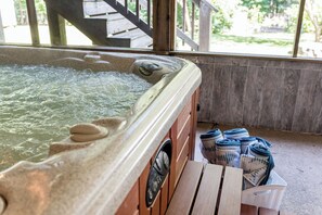 Bain à remous extérieur