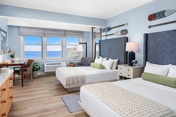 Imagine drifting off with sweeping ocean views from your room.