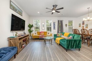 Townhome, 4 Bedrooms | Living area | Smart TV - The Townes At Barefoot #5208 4 Bedroom Townhouse by RedAwning (North Myrtle Beach)