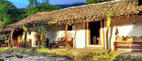 Majoituspaikan julkisivu