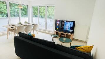 Deluxe appartement | Woonruimte