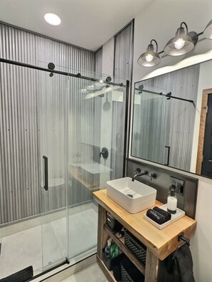Towels, soap, toilet paper