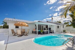 Pool - Key West Home on Deep Water Canal with Pool on Key Haven Road, Fisherman's Dream (Key West)