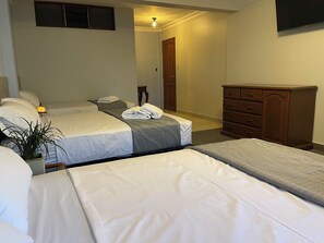 Triple Room | Premium bedding, down comforters, memory foam beds, free WiFi