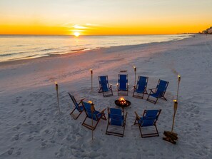 On the beach