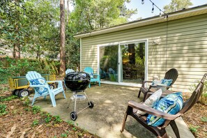 Terrace/patio - Charming Wilmington Home w/ Patio ~ 7 Mi to Beach! (Wilmington)