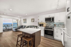 Fridge, microwave, oven, stovetop - Cozy Condo with Ocean View! (Lincoln City)