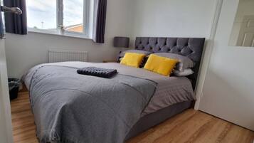 4 bedrooms, iron/ironing board, travel crib, WiFi