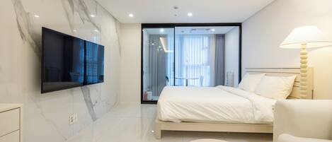 基本單人房 | 免費無線上網、床單