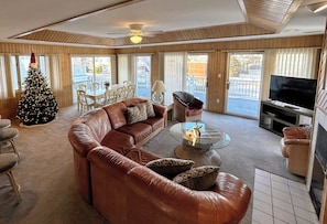 Smart TV, books, stereo, computer monitors