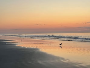 In Strandnähe, Liegestühle, Strandtücher