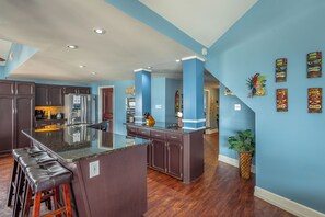 Fridge, microwave, oven, stovetop - Tiki House is a Unique Beach Front gathering spot for family, friends and PUPs. (Alligator Point)