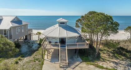 Tiki House is a Unique Beach Front gathering spot for family, friends and PUPs.